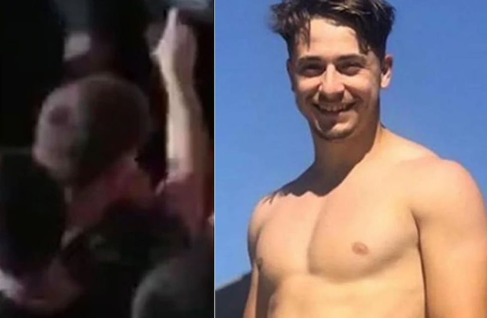 Descontrolado: el video que muestra al rugbier Máximo Thomsen antes de matar a Fernando