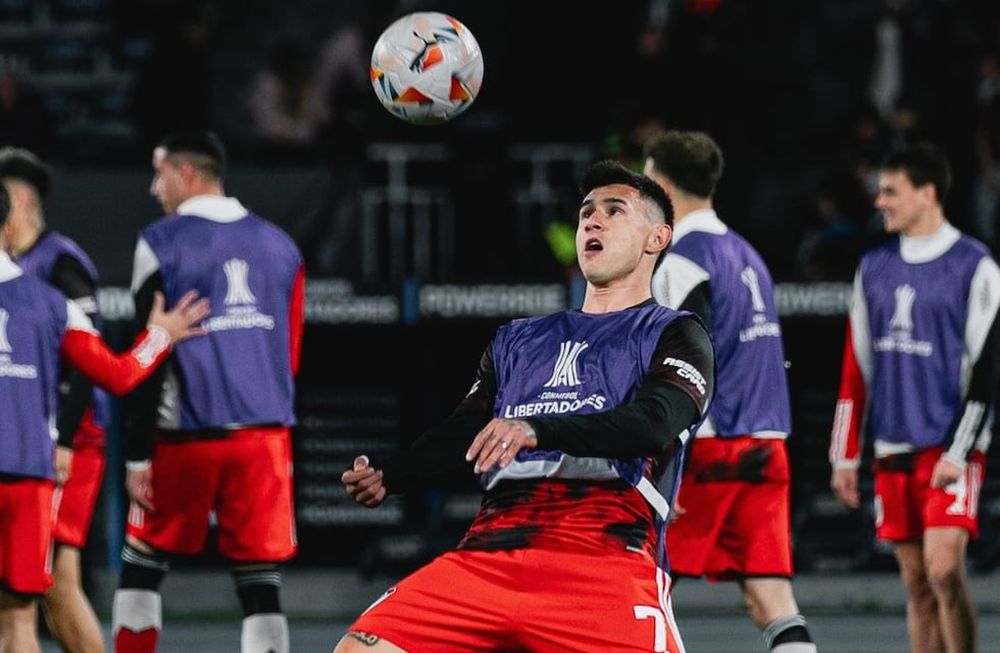Adam Bareiro, delantero Paraguayo de River