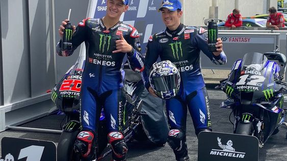Quartararo y Viñales le dieron el 1-2 a Yamaha