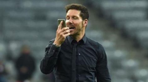 Simeone reconoció la veracidad de su audio pero dice que elegiría a Messi