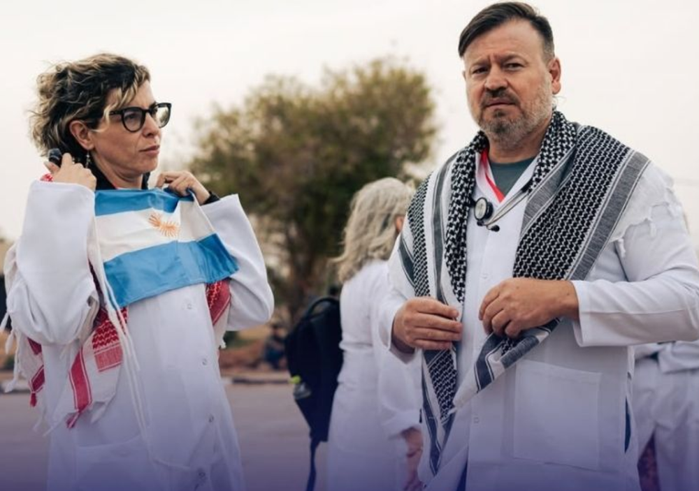 Paula Giménez y Lucas Aguilera fueron detenidos en Libia cuando participaban del convoy que lleva ayuda humanitaria a Gaza.