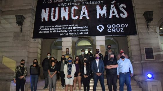 La Municipalidad de Godoy Cruz realizó una intervención cultural y un homenaje en el lugar que fuera un ex centro clandestino de detención.