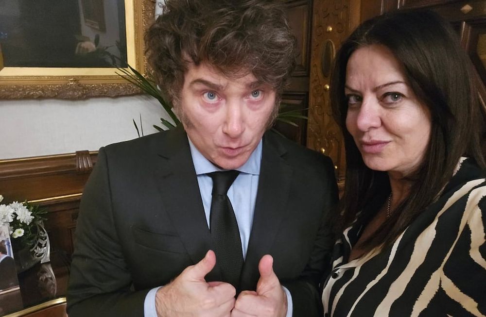 El presidente Javier Milei y la ministra de Capital Humano, Sandra Pettovello.
