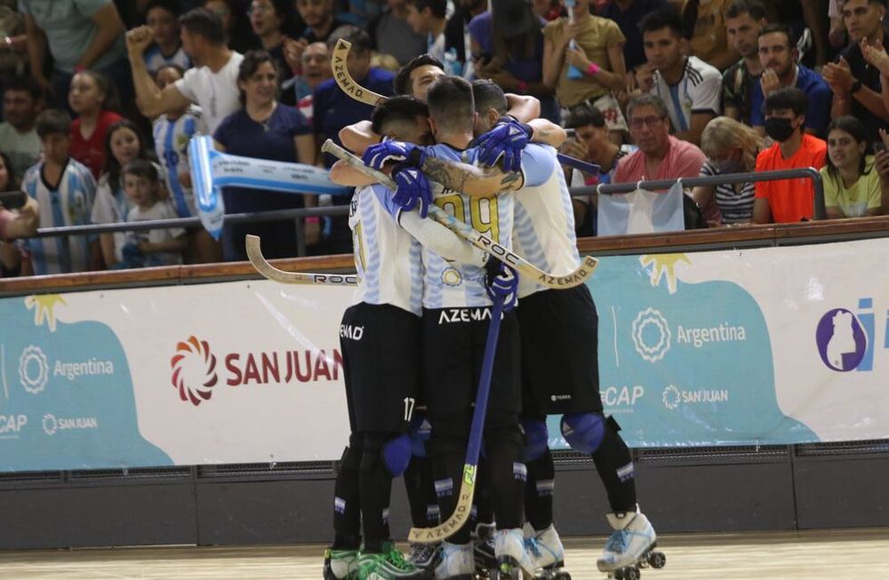 La Selección Argentina de hockey patín se campeón del mundo.