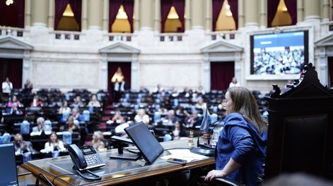 Cecilia Moreau, presidenta de la cámara de Diputados. Foto: Prensa Diputados