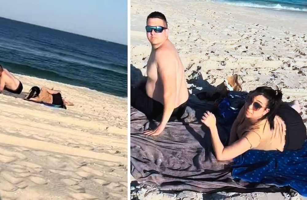 La mujer embarazada descubrió a su esposo con la amante. Foto: captura @kellysophiaava.