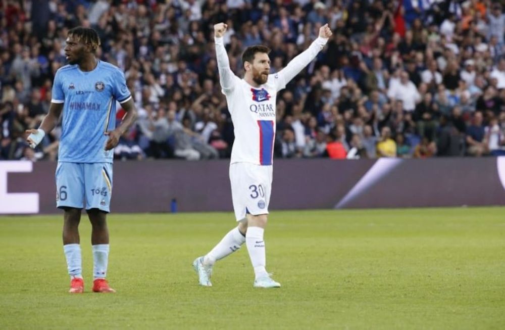 Messi acertó desde lejos y convirtió un golazo para el PSG. / PSG