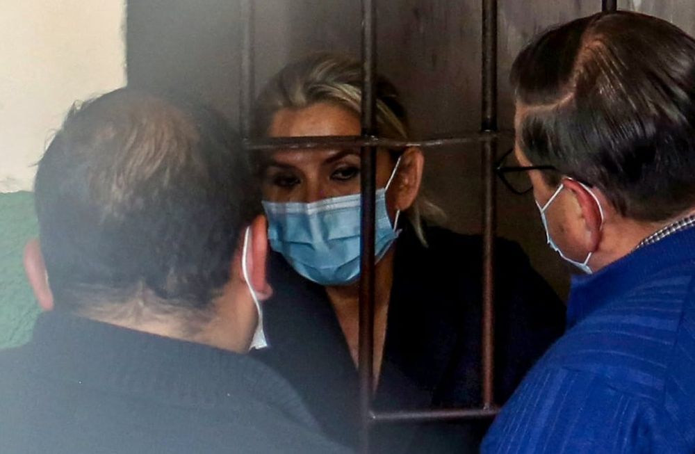 Jeanine Áñez, expresidenta interina de Bolivia, detenida por presunción de golpe de Estado. Foto archivo