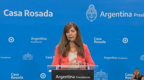 Los Andes | La portavoz de la Presidencia habló sobre la suba del dólar en el mercado paralelo.