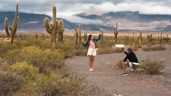 Parque Nacional Los Cardones, en Salta. Uno de los tres destinos para viajar por menos de $60.000 y recuperar $30.000 o más con Previaje (Foto Ministerio de Turismo de la Nación)