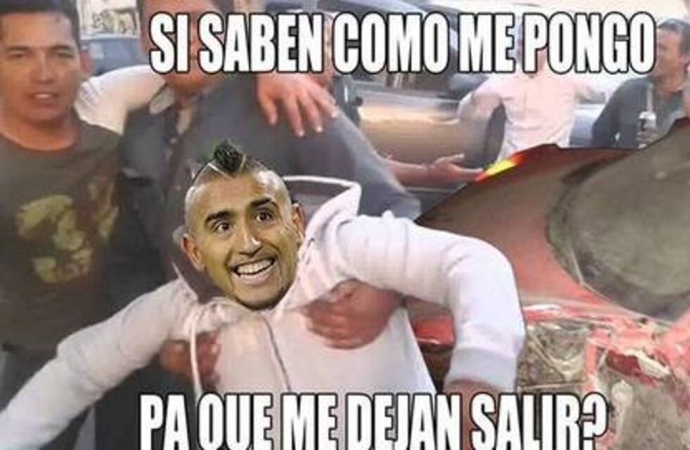 Vidal destrozó su Ferrari y aparecieron los infaltables memes