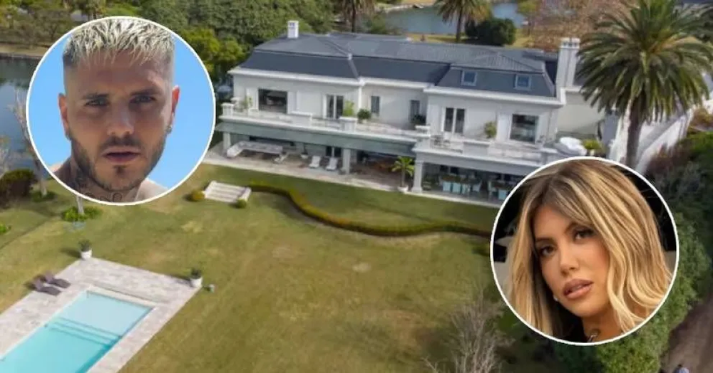 La casa de Wanda Nara y Mauro Icardi será rematada.