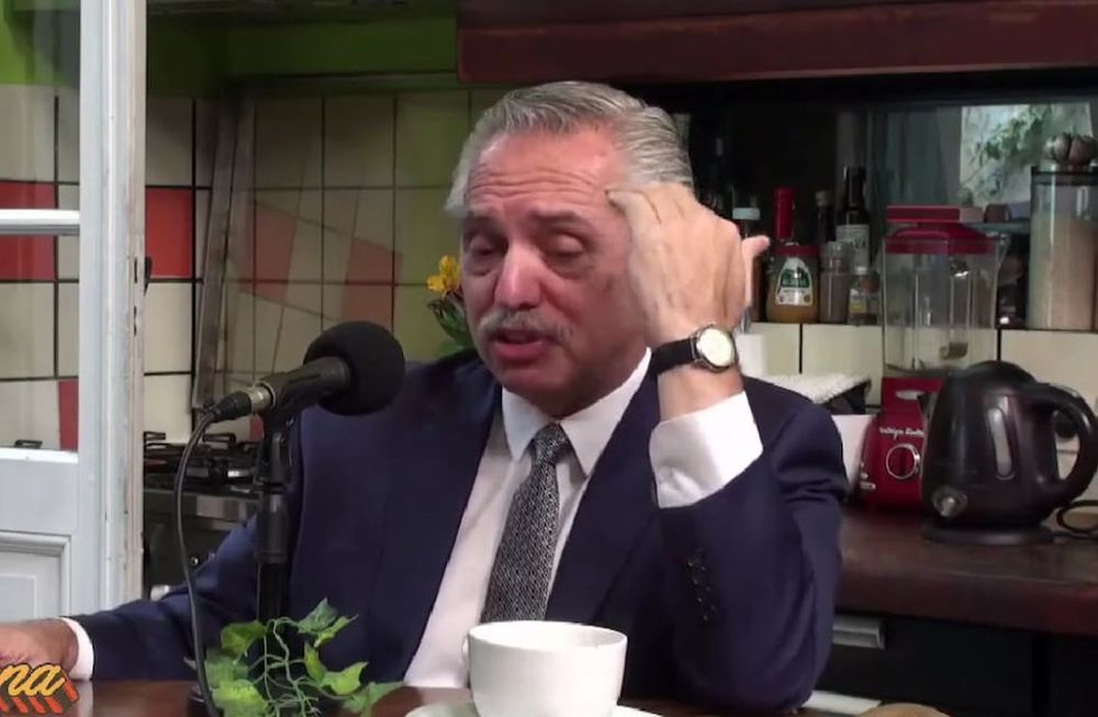 El Presidente de la Nación se emocionó al contar un mensaje que recibió y desató una ola de críticas en redese sociales. Foto: captura de video.