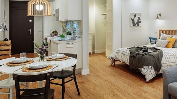 Un precioso departamento todo-en-uno