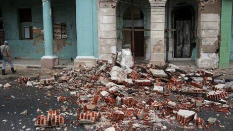Los Andes | Postales de lo que dejó el devastador terremoto en Cuba. Foto: Redes.