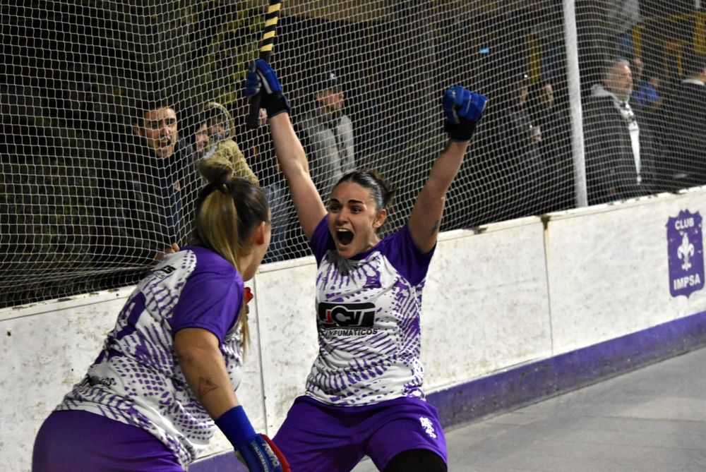 Hockey Patín. Impsa dominó durante esta primera parte de la temporada en damas.