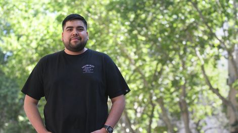 Los Andes | Nicolás Flores administra un proyecto familiar que desarrolla la plantación de higos, nogales y pistacho. Foto: José Gutierrez / Los Andes