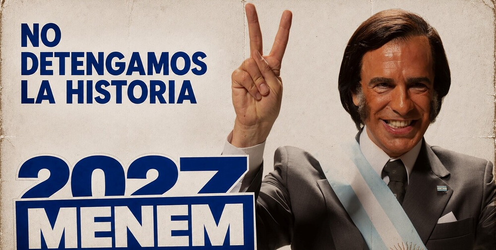 La segunda temporada de Menem se verá el próximo año en Amazon Prime Video.