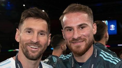 Lionel Messi y Alexis Mac Allister