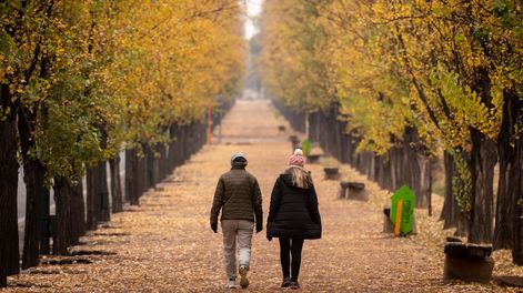 Parque General San MartínDía lluvioso y frío en la Ciudad de Mendoza  Foto: Ignacio Blanco / Los Andes