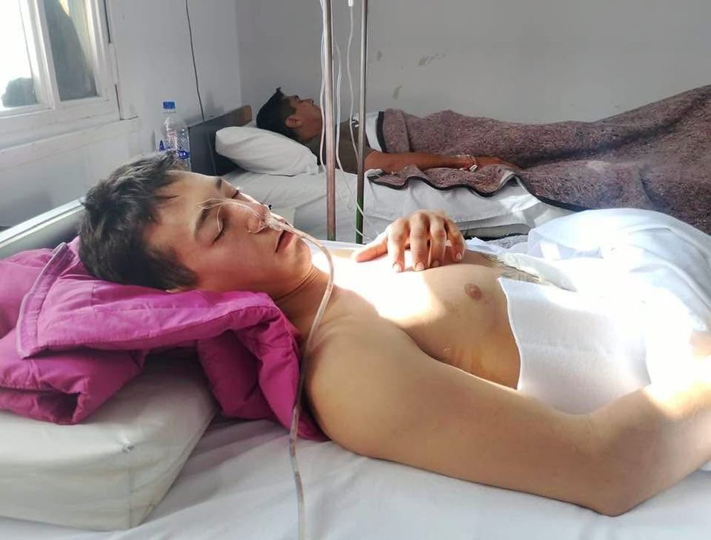 Natanael fue herido en un intento de asalto cuando limpiaba el espacio donde su familia aloja perros callejeros.Gen