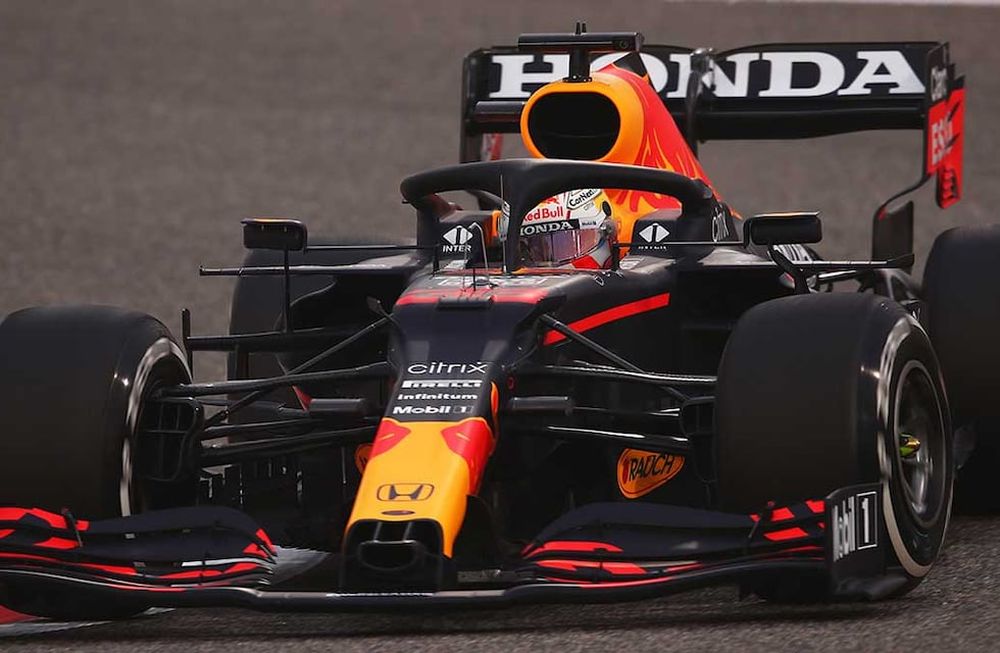 Max Verstappen en los test de Bahréin.