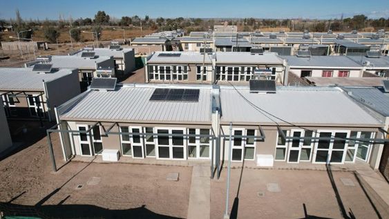 Un proyecto innovador de viviendas bioclimáticas en Junin.
