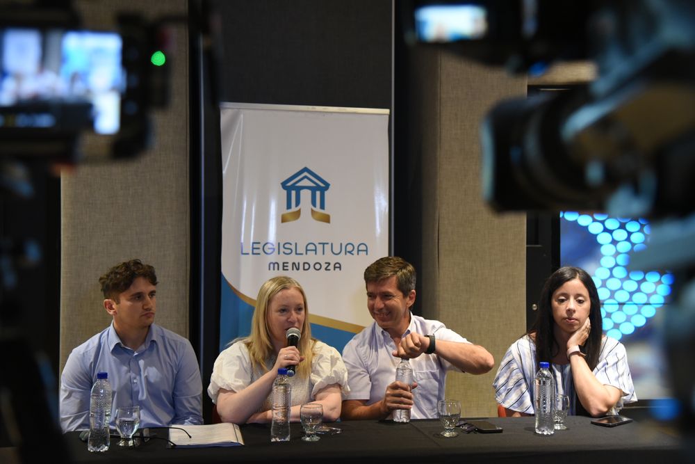 La vicegobernadora Hebe Casado y el presidente de la C&aacute;mara de Diputados, Andr&eacute;s "Peti" Lombardi, encabezaron el acto.