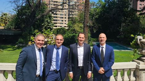 Martín Clement, Leandro Andreu, Mauricio Badaloni y Federico Ostropolsky, los mendocinos que participaron del evento.