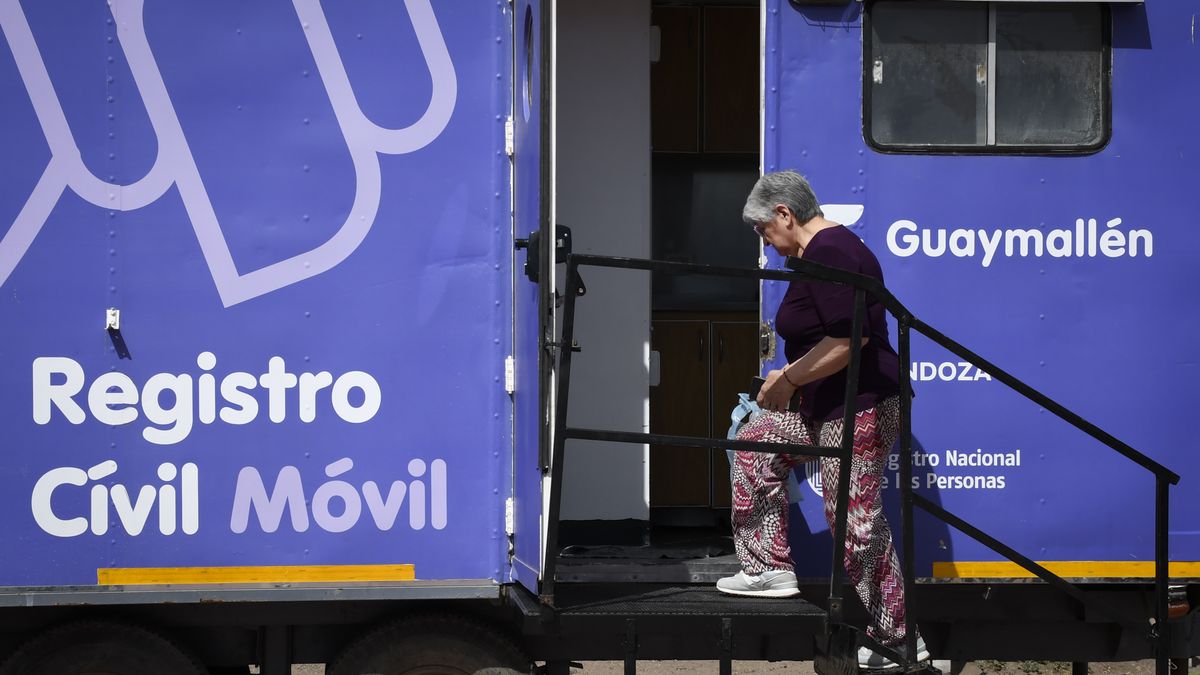 El Registro Civil Móvil recorrerá Guaymallén durante abril