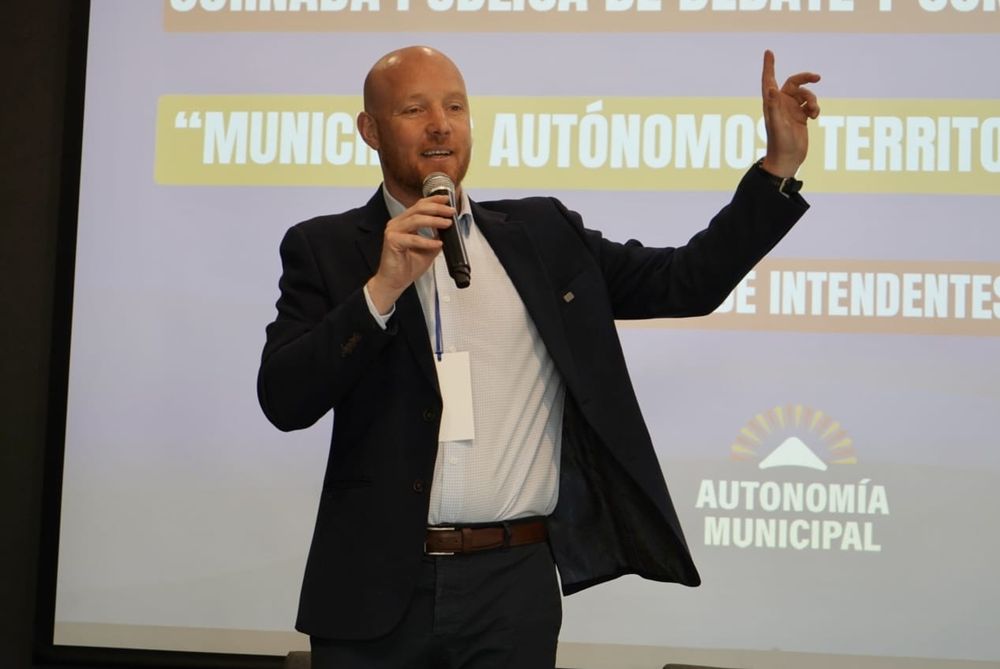 El intendente de Luján de Cuyo, Esteban Allasino.