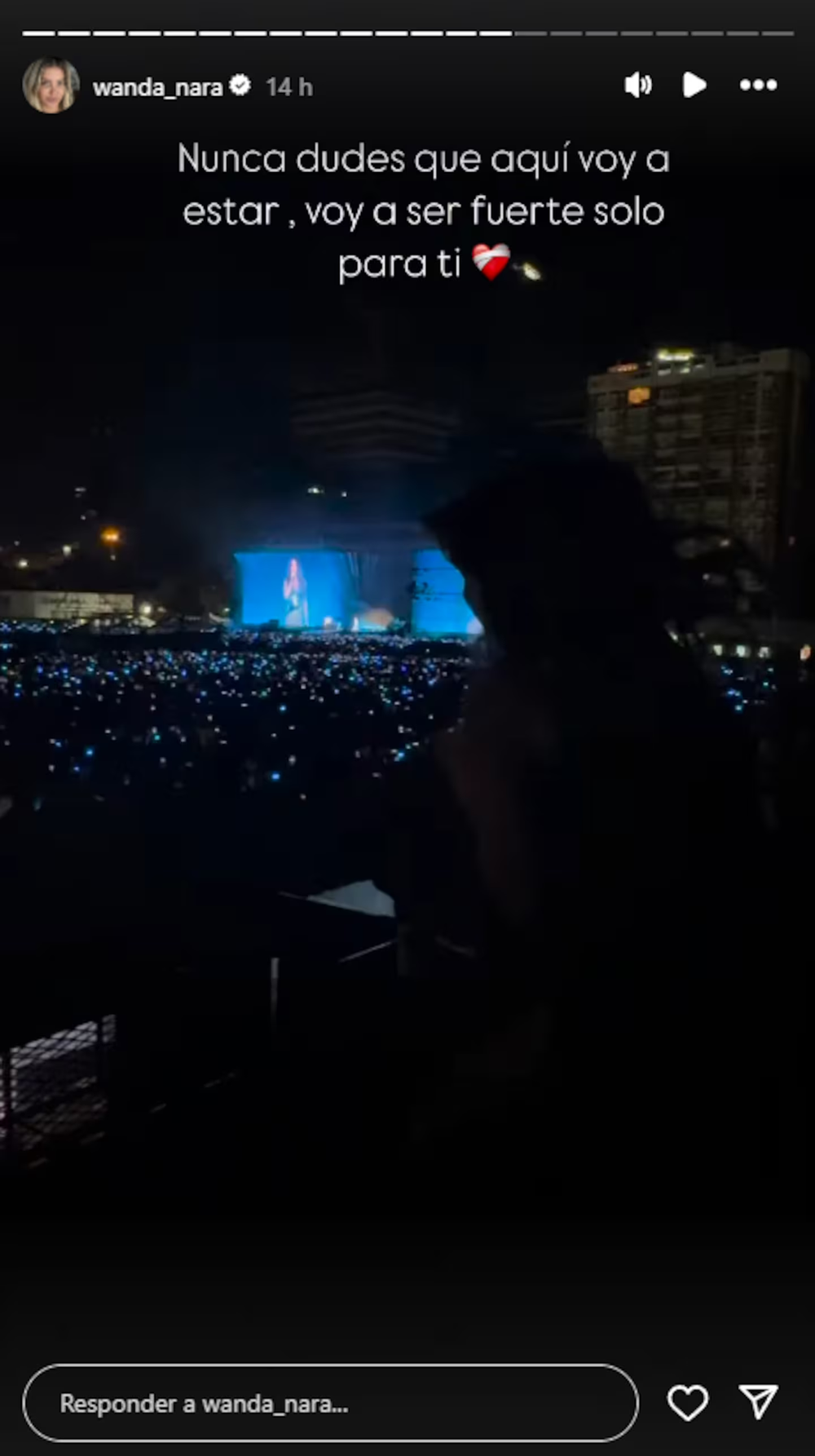 Wanda Nara asistió al show de Shakira con su hija Francesca