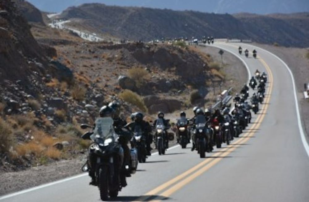 Los motocilistas viajarán en caravana por las rutas 7, junto a la cordillera y 40, en Malargüe.