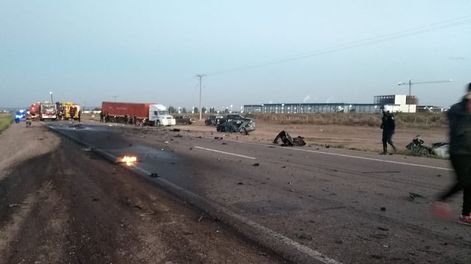 Choque fatal: Guillermo Pereyra perdió el dominio de su auto y el camionero no tuvo responsabilidad