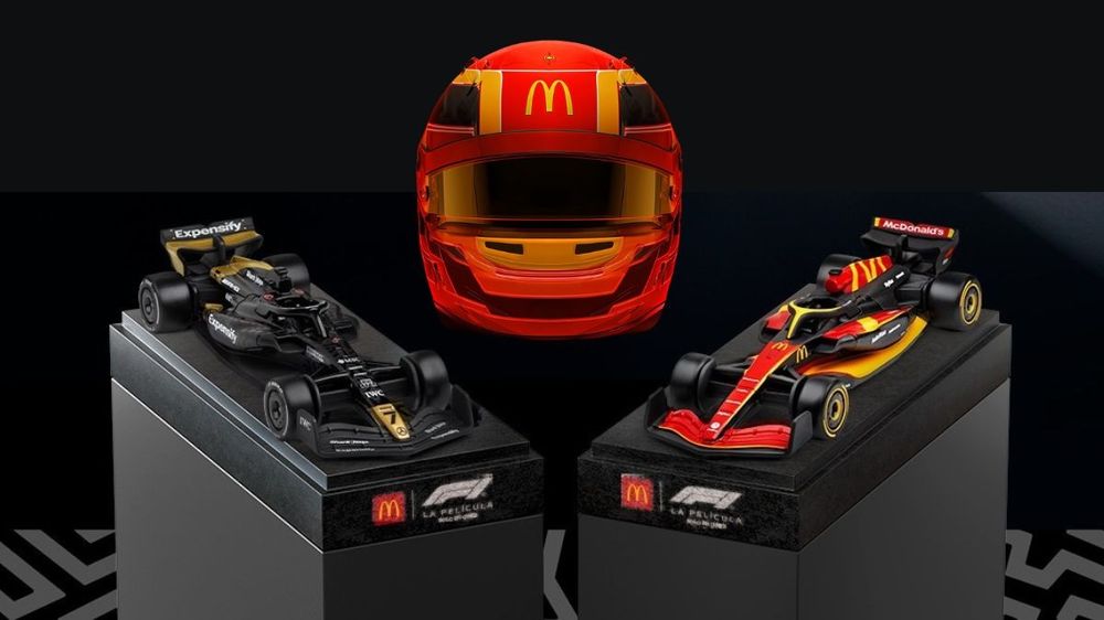 Le auto di F1 presso McDonald's Argentina vengono acquistate con il pacchetto F1 e comportano un supplemento di $ 16.999.