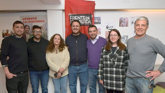 El Frente Izquierda de los Trabajadores, FIT  resultí último en las Elecciones 2023, en el búnker Laurtaro Jiménez Foto: Orlando Pelichotti