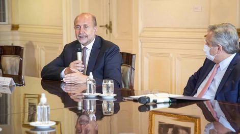 Los Andes | Alberto Fernández y Omar Perotti en la firma del acuerdo de Santa Fe + Conectada