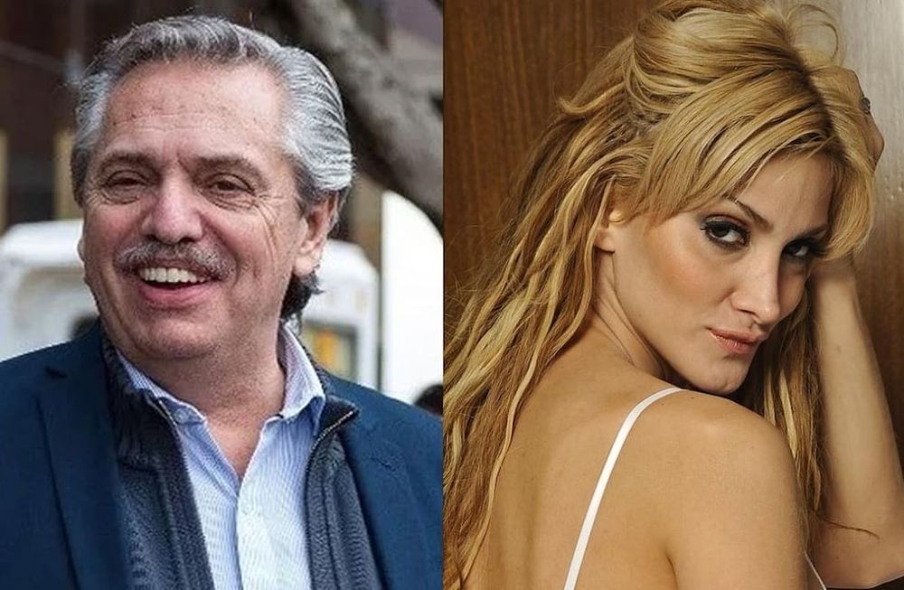 Alberto Fernández y Sofía Pacchi