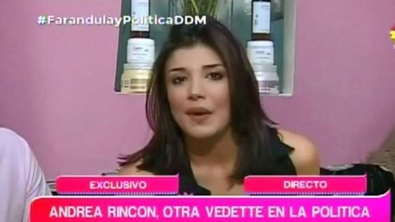 Andrea Rincón y su costado político: Amo a Cristina