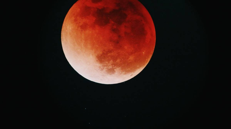 Eclipse lunar total | Imagen de archivo&nbsp;