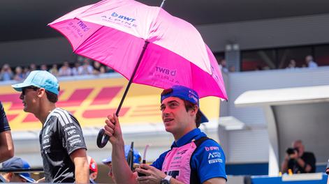 Franco Colapinto en el drivers parade antes de la carrera del Gran Premio de Fórmula 1 de Barcelona-Cataluña.