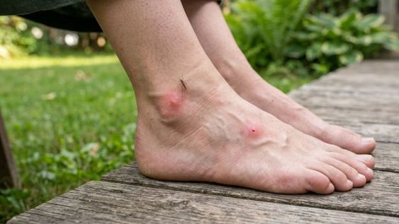 La combinación de olores corporales específicos y la proximidad al suelo convierte a los pies en un objetivo especialmente atractivo para los mosquitos.