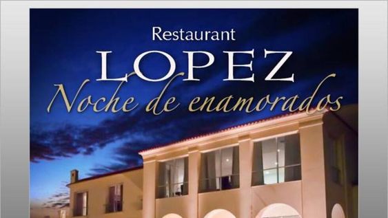 Una noche especial para los enamorados en Restaurante Rincón de López