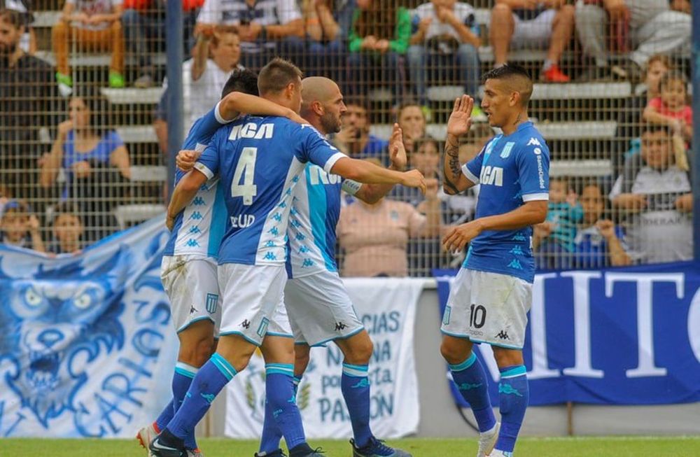 Racing venció a Gimnasia de La Plata y se acomoda en la punta de la Superliga