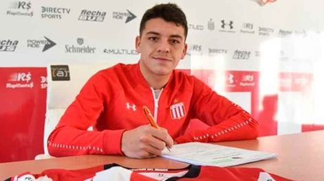 El uruguayo García fue separado del plantel al conocerse la noticia y acusación. / Gentileza: Estudiantes de La Plata.