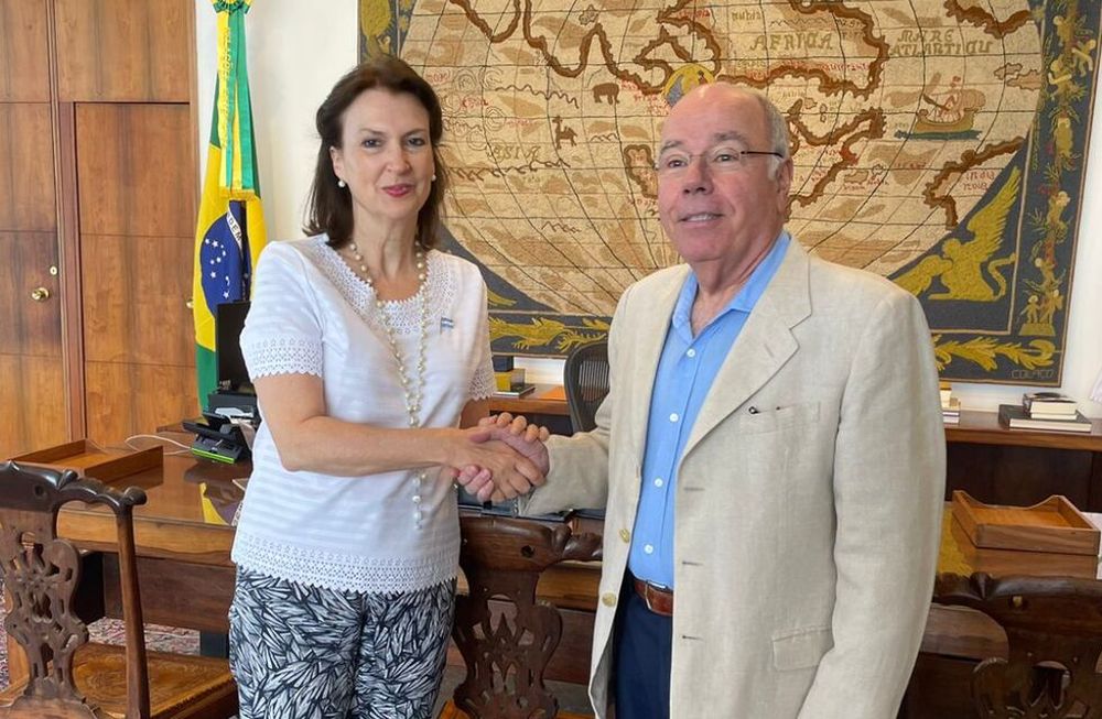 Diana Mondino viajó a Brasil para reunirse con el canciller Mauro Vieira - X Itamaraty Brasil