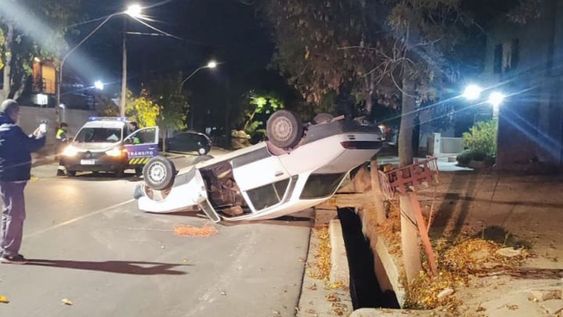 Se accidentó en Guaymallén tras manejar borracho.