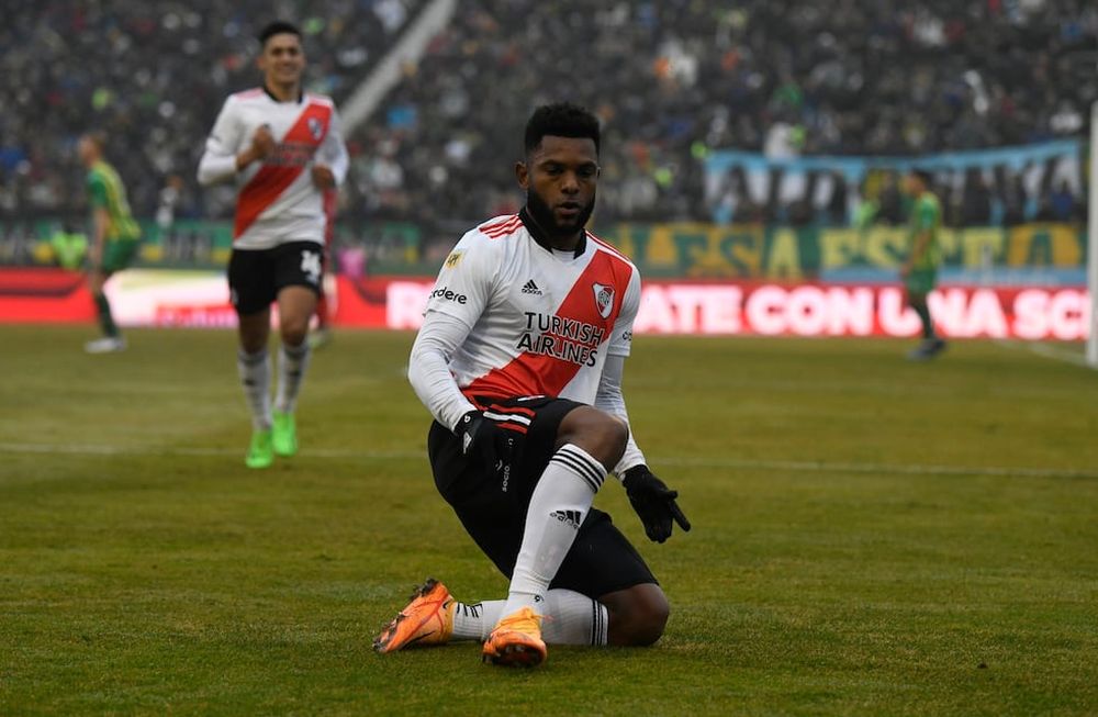 Miguel Borja está engripado y es duda para el próximo fin de semana. / Gentileza.