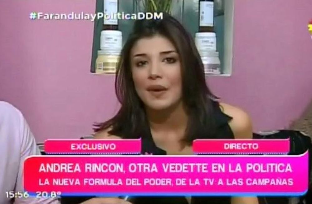 Andrea Rincón y su costado político: Amo a Cristina