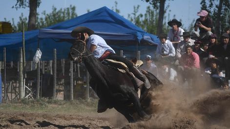 Un jinete cuestionó el proyecto que busca prohibir las jineteadas en Mendoza. Foto: Los Andes